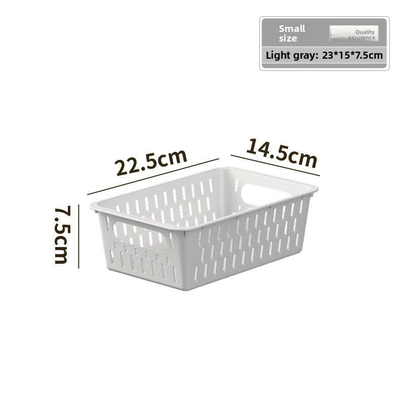 Daily Household Sundries Storage Box, Snack Toy Storage Plastic Storage Basket Desktop Book Sorting Storage Box