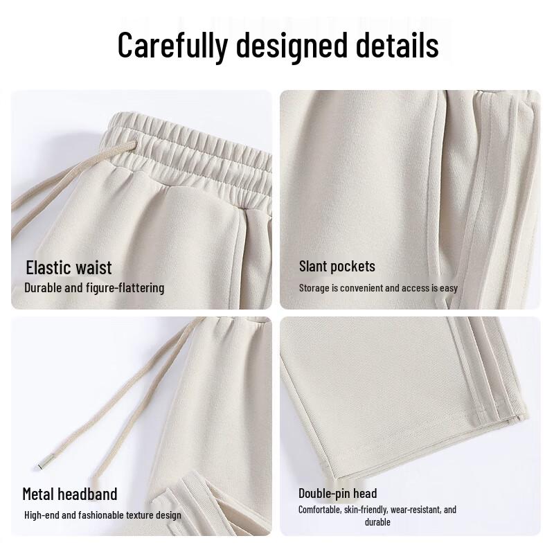 Baleno Men's Wide-Leg Draped Casual Pants