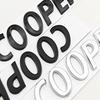 NEW 3D ABS Car Letters Logo Cooper S Rear Trunk Badge Emblem Decals Sticker For MINI R55 R56 F56 R50 R52 F55 JCW R53 Accessories