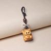 Cliff Cypress Carved Animal Keychain Pendant - Creative Design