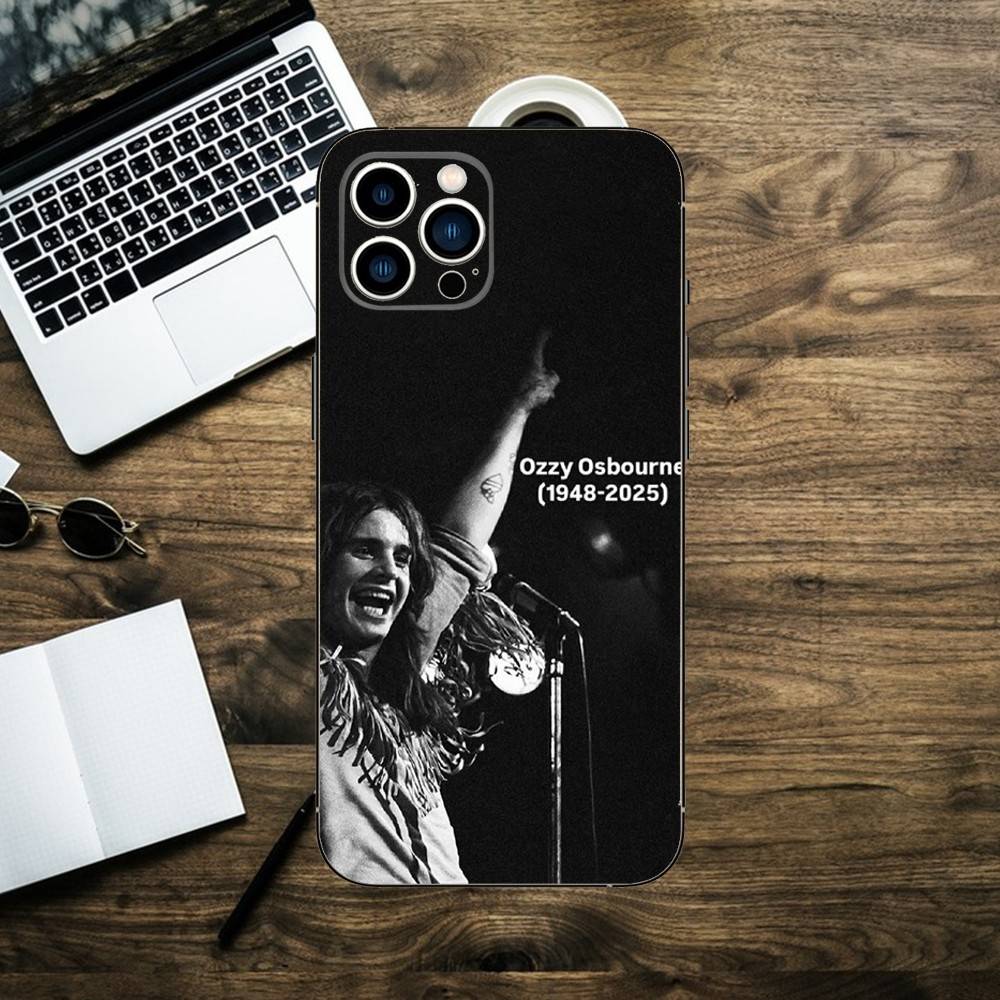 Band O-Ozzy O-Osbourne Phone Case For iPhone 16,15,14,13,12,11,XS,XR,X,8,7,Pro,Max,Plus,mini Silicone Black Cover