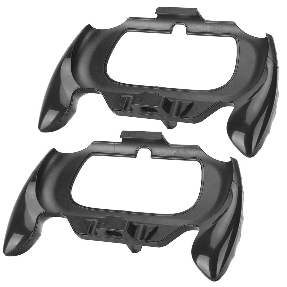 2Pcs Gamepad Handlebar Handgrip Bracket Support Accessory for Sony PSV2000 for PSVITAblack