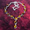 Tiger's Eye 925 Solid Sterling Silver Necklace Adjustable, Chain Necklace Handmade Gemstone, Gift For Mom Antique Jewelry