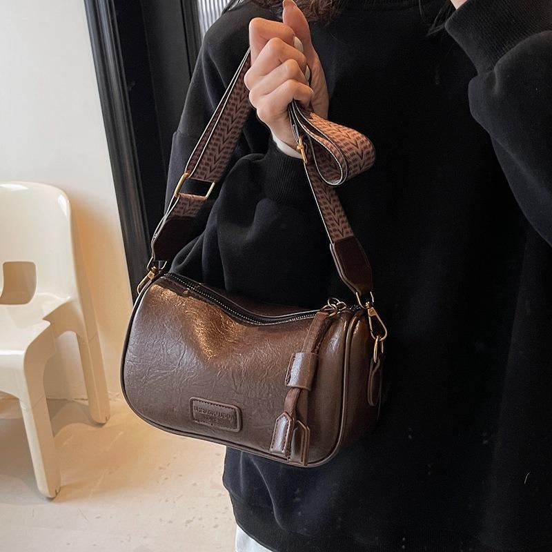 Maillard Retro Bag Women's New High-end Saddle Bag Versatile Shoulder Messenger Bag