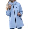 Women's Solid Color Long Sleeved Hooded Outdoor Suit Windproof And Waterproof Thin Jacket