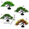 Plastic Artificial Pine Tree  Simulated Plant Non-fading Water Grass  Office Desk Decor
