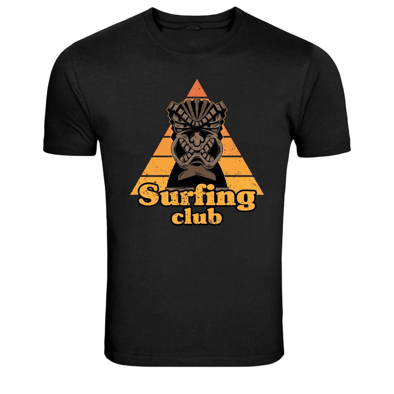 Surfing Club Vintage Beach Surf Graphic T-Shirt L