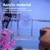 Durable Fish Tank Feeder Aquarium Fish Feeding Ring Transparent Floating Fixed Fish Feeder Feeding Ring Feeding Esophagus