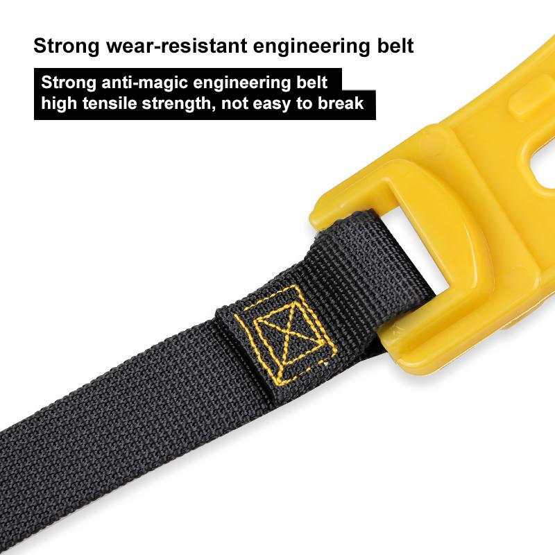 Snow Tire Chains for Car/SUV/Truck - 4 Pcs Emergency Traction Thick Belt, Portable Mud Snow Anti-Slip Chains