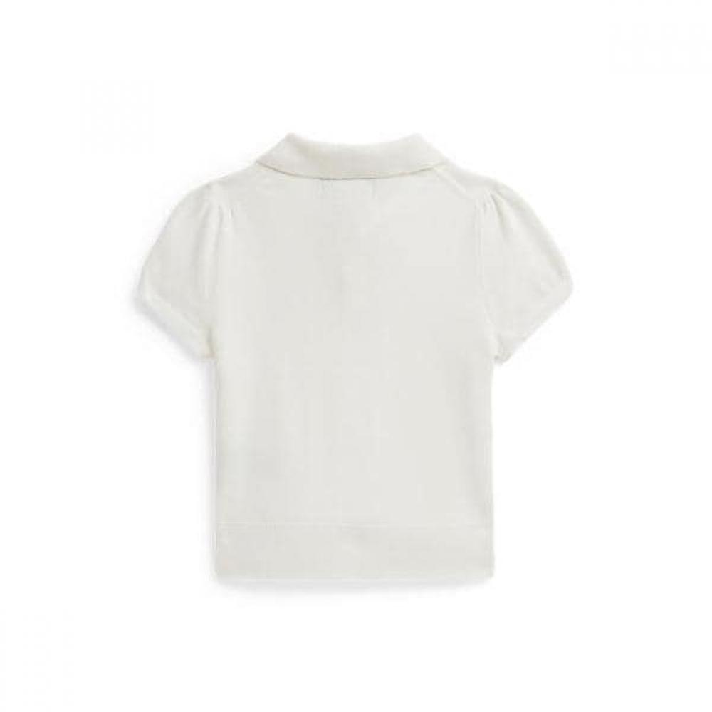 Polo Ralph Lauren Girls Cotton Short Sleeve Sweater 2 6 Years Cwposwer6820587100