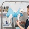 Anti-Scratch Pet Grooming Hammock Adjustable Nail Trimming Sling Pet Bath Hammock  Small Cats