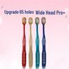 EBISU 65-Hole Pro+ Gum Care Wide Head Soft Toothbrush (4-Pack)