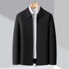 Men's Lapel Jacket Spring and Autumn Middle-aged and Elderly Business Dress Dad High-end Casual Jacket