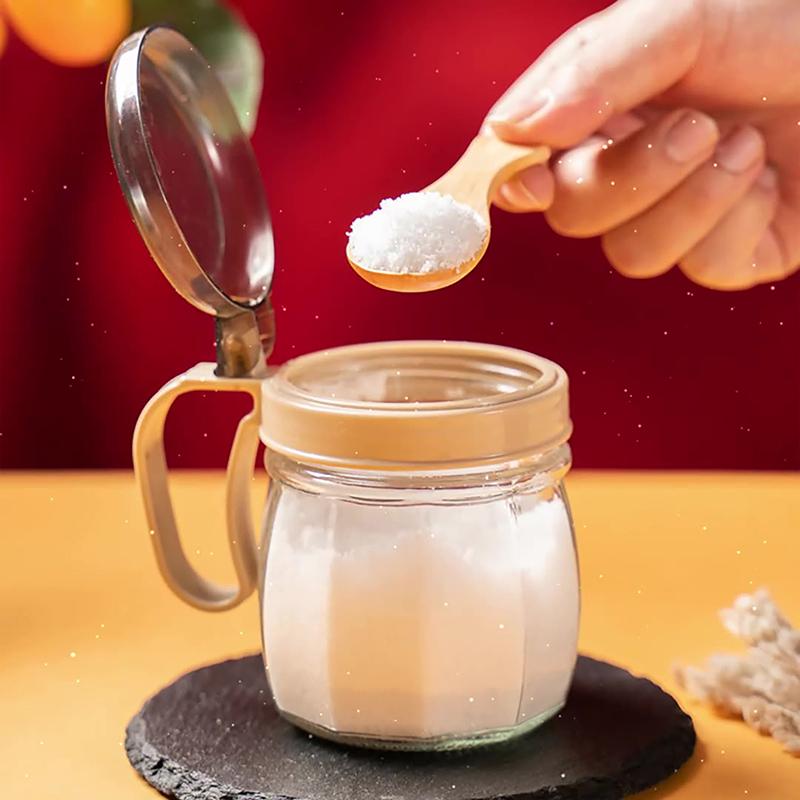 1Pc Short Handle Small Wooden Spoons Tea Honey Coffee Kitchen Spice Condiment Salt Sugar Durable Mini Baby Spoon Accessories