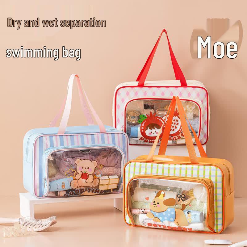Sanhe Cute PVC Wet/Dry Separation Travel Bag