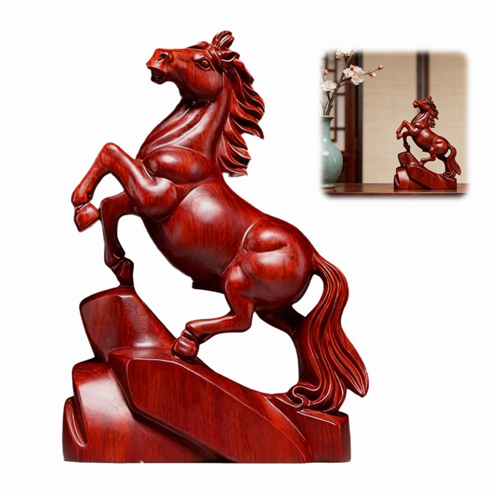 2026 Zodiac-Horse Statue Chinese New Year Decoration Auspicious Horse-Symbol Spring Festival Present Cultural Charm Home Decor