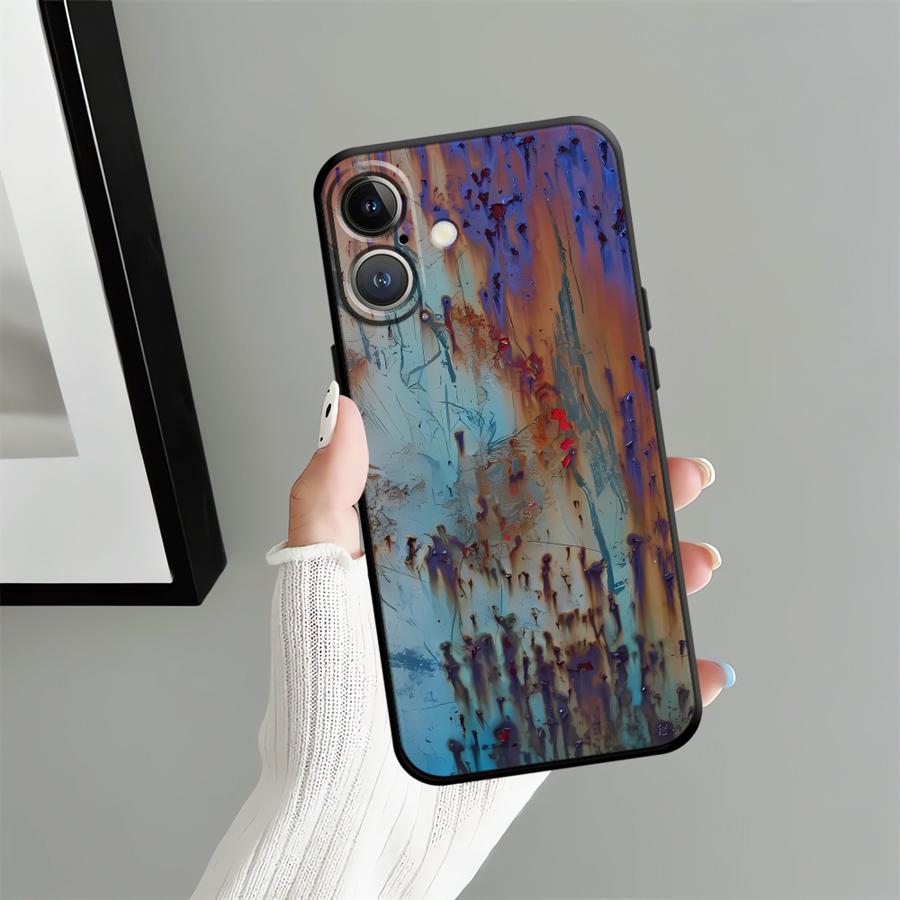 

Rust Art Funda Phone Cover Case for iPhone 17Air 17 16 Pro Max 7 8 14 12 13 Mini 15 Plus SE 11 X XS XR iPhone 14 Pro