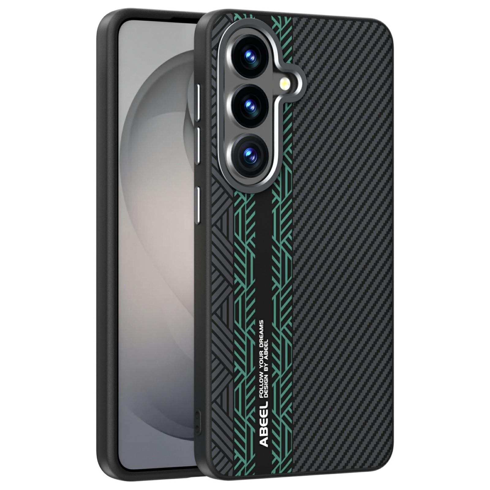 

ABEEL For Samsung Galaxy S26 / S26 Pro Magnetic Case PC + TPU + Aluminum Alloy + PU Leather Slim Phone Back Cover