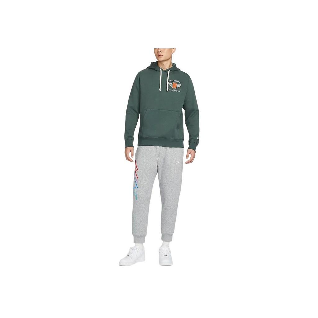 Nike Sportswear Club Comfortable Soft Fleece Pullover Hoodie Men hoodies Green HQ4952-338