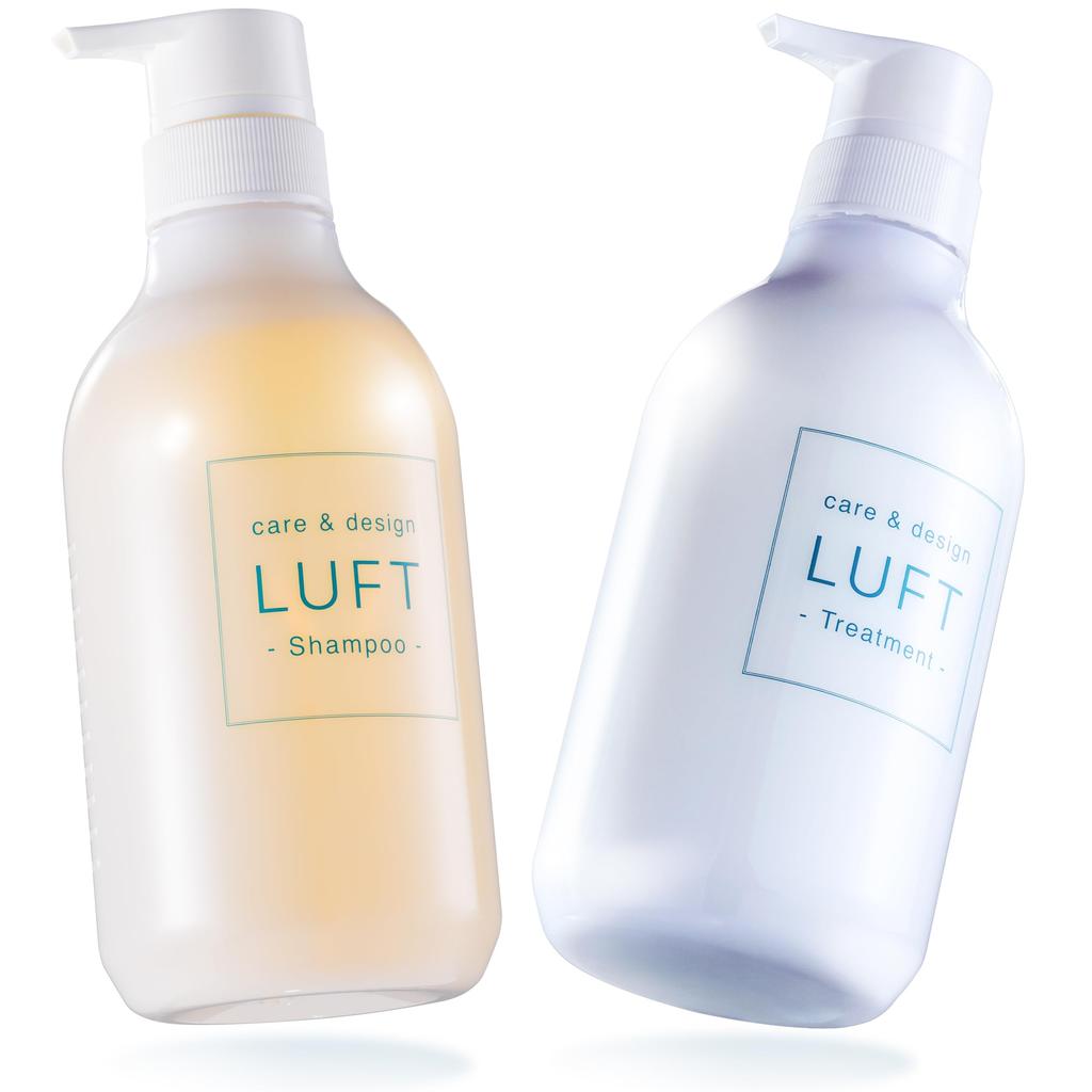 LUFT Shampoo & Treatment Set, Moist Type, 500mL Each, Sabon Scent, PPT Amino Acid Shampoo