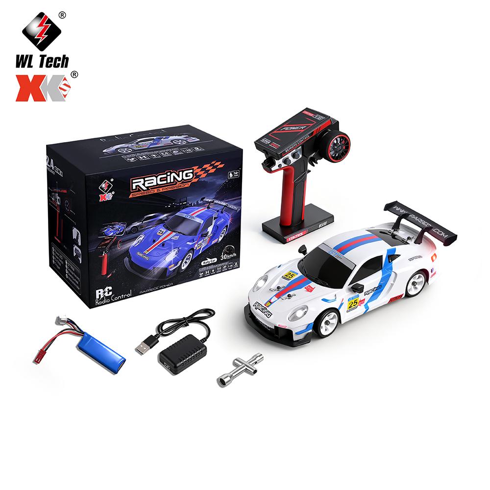 WLtoys 1/28 RC Drifting Car 284191 284019-A Upgraded Gyro 4WD High Speed Radio Control Model 2.4G Drift Racing Vehicle Mini Gift