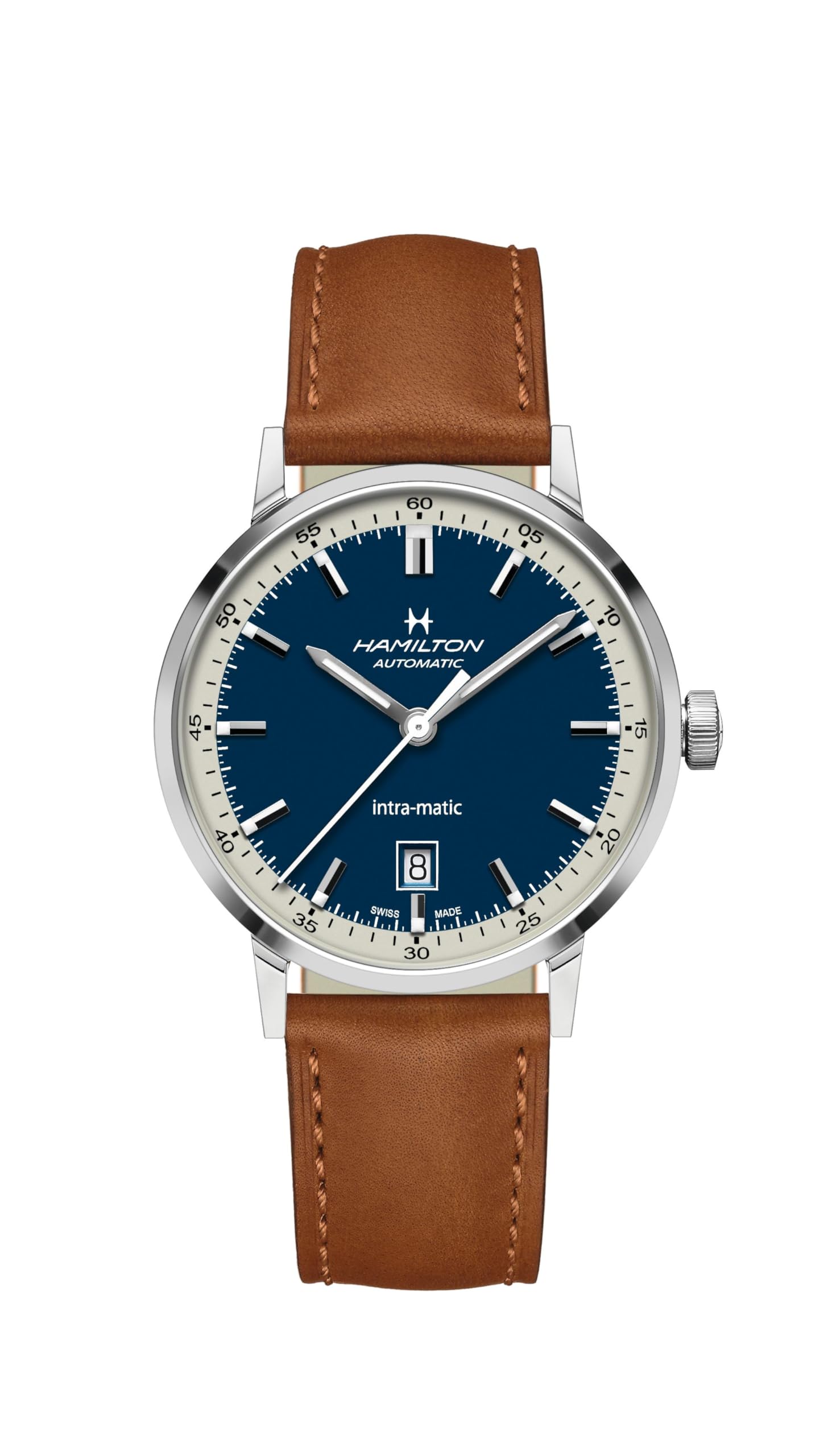 

HAMILTON Watch Genuine Warranty American Classic Intramatic Auto Mechanical Automatic Winding H38425540 Imported [Hamilton] Men s [Regular Product]