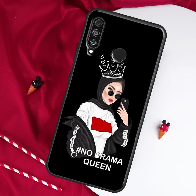 Islamic Muslim Hijabi Girls For Huawei Nova 12i 11i 8i 12s 9 10 SE Y90 Y60 Y70 Y72 Y61 Y91 P20 P40 P30 Lite P60 Pro Case