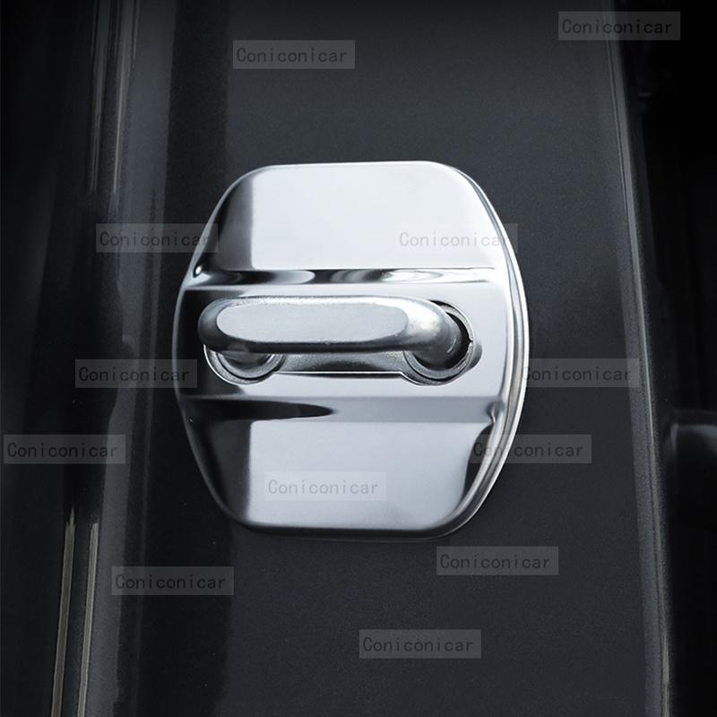 Auto Car Door Lock Protect Cover Emblems Case Stainless Steel Decoration For INFINITI QX55 Protection Accessories
