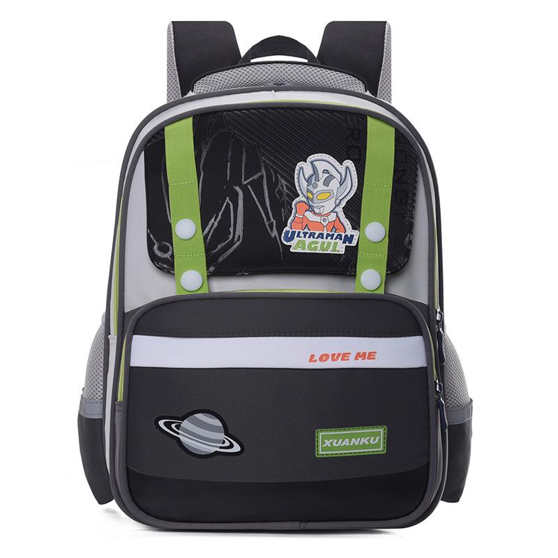 

Новый школьный рюкзак для начальной школы 1-3-5 класс, школьный рюкзак для снижения нагрузки на позвоночник, рюкзак большой вместимости, тренд серый