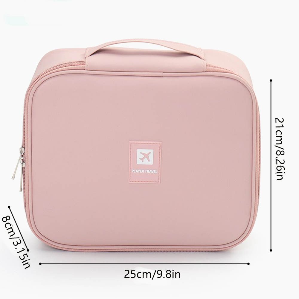 Large Capacity Women Cosmetic Bag Handheld Makeup Storage Bag Travel Toiletry Bag  Travel