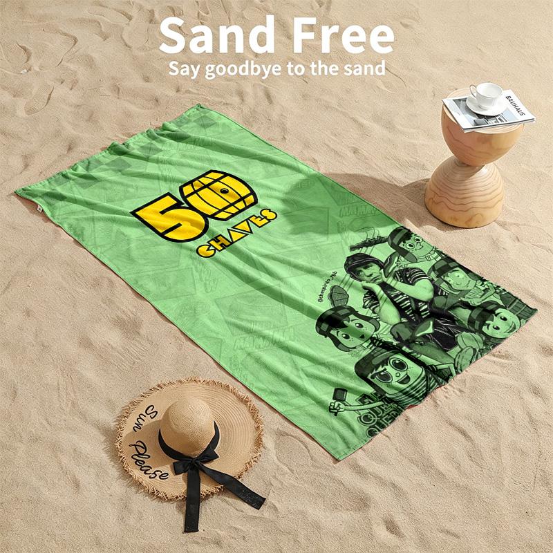 El chavo Beach towels also serve as bath towels summer essential a musthave for the outdoors the beach and the pool