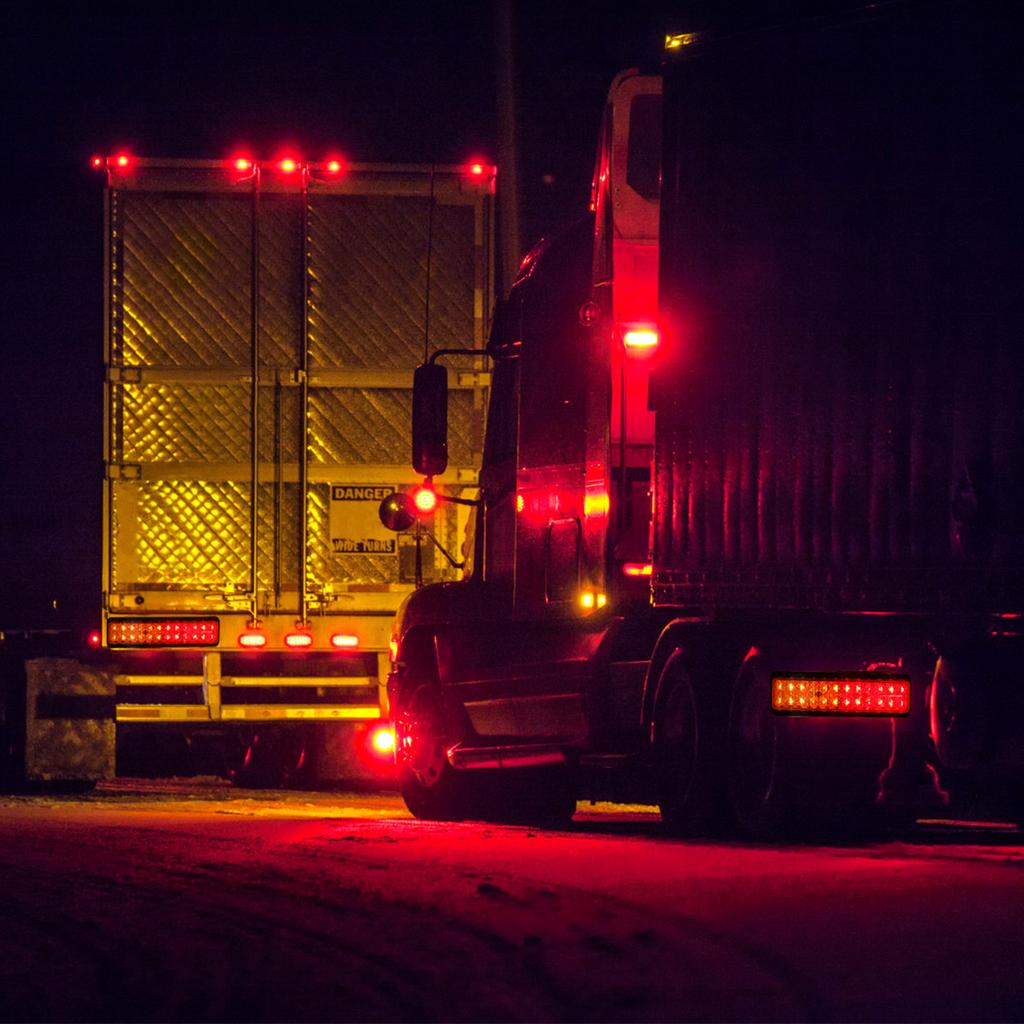 2Pcs Trailer Lights 10-30V Indicator Stop Light Brake Turn Trailer Light Multifunctional Durable Turn Signal Side Marker Lamp