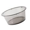 Large Transparent Laundry Basin Household Plastic Simple Thickened Washbasin Student Dormitory Plastic Basin Grey