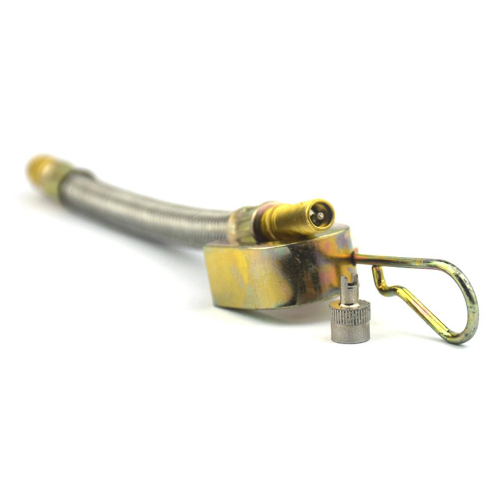 For Braided Truck Valve Stem Extender Stainless Steel Metal Tire Valve Extension 180mm for Efficient Inflation