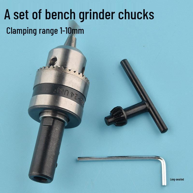 Electric Drill Chuck & Jade Stone Grinder Accessories: Polishing Shaft, Cutting Wheel, Pointed Shaft for Bench Grinder