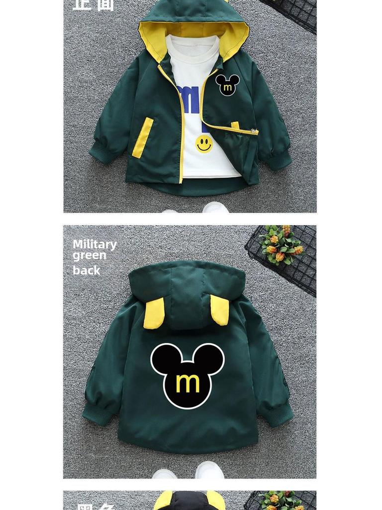 Girls' Trendy Hooded Jackets - Spring & Autumn Coats 2025 for Kids