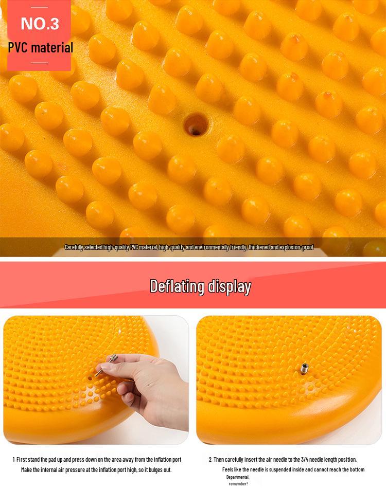 Verdicktes Yoga Balance Pad & Massageball für Knöchel-Reha und Kinder-Fitness