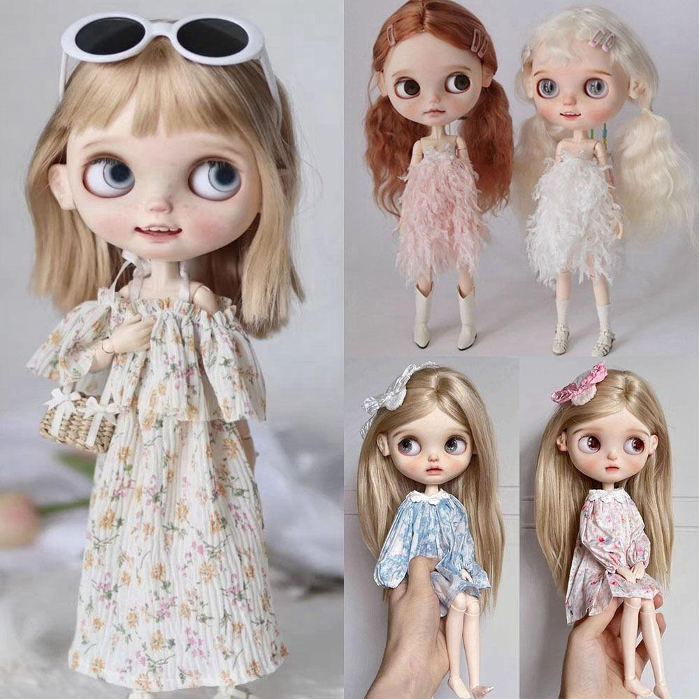 Módní svetrové šaty pro panenky Blythe Pro panenky ob24 ob26 pro panenky azone ymy