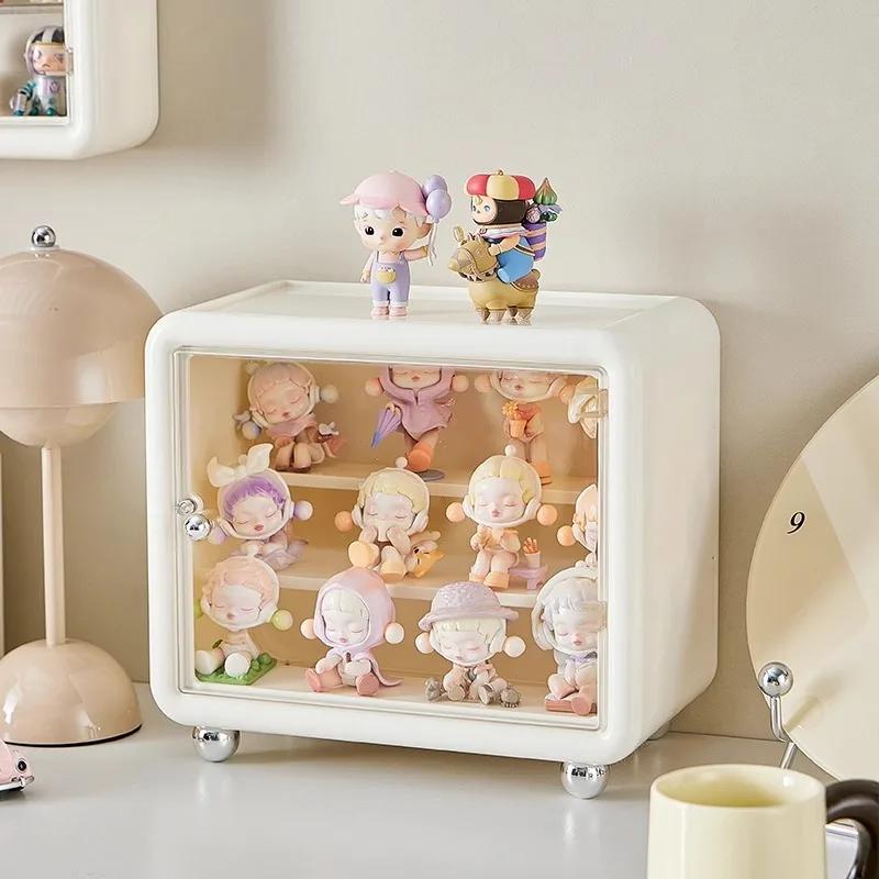 Scatola Espositore Per POP-MART Scatole Cieche Organizzatore Bambole a Prova di Polvere Display Stand Castello Custodia Espositiva Music Master Grande