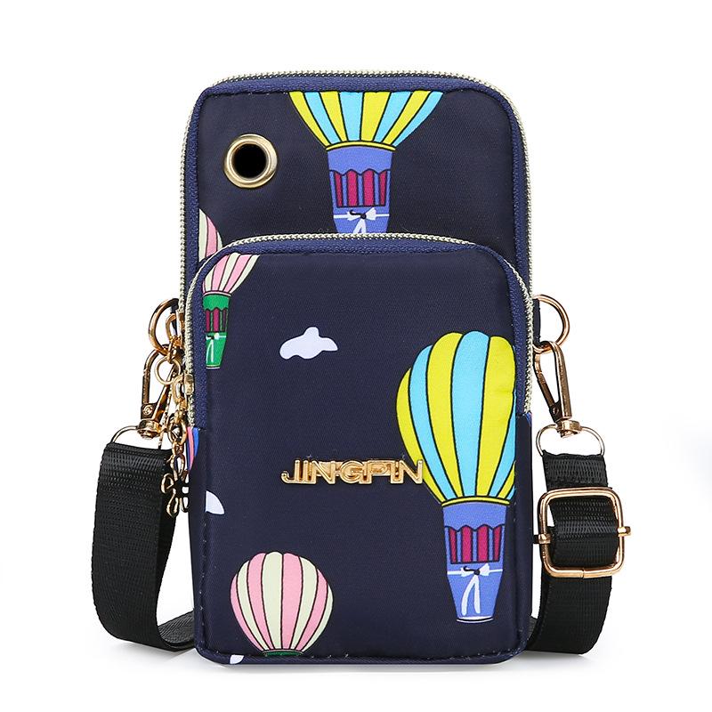 Multifunctional Outdoor Sports Running Arm Bag: Zipper Coin Purse & Crossbody Small Square Cell Phone Holder.