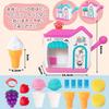 Bath Fluffy Water Ice Soft Serve Ice Cream Pretend Bubble Christmas Gift Mercs-X Toy, Bubbles, Play, Cream, Maker, Play, Making,