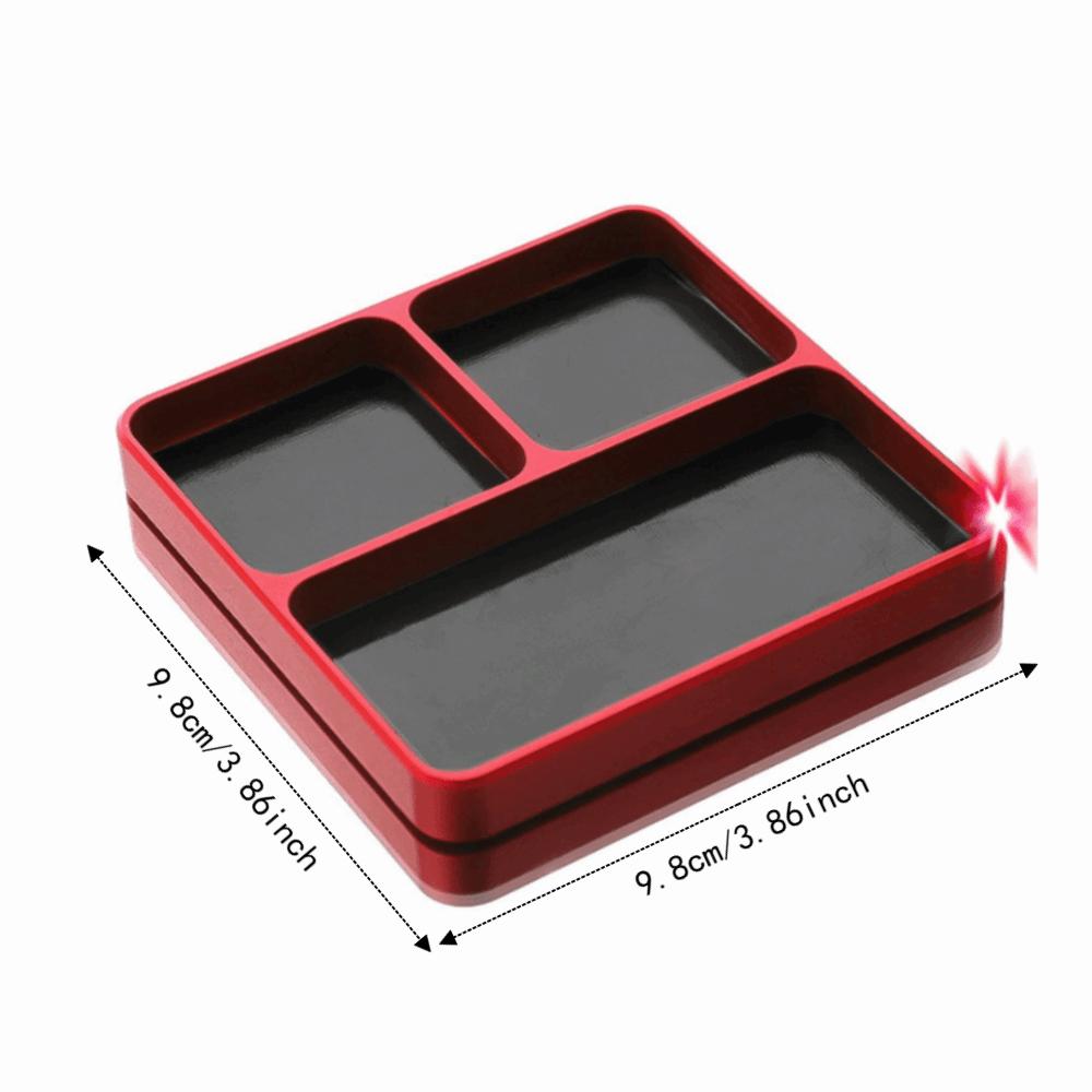 Aluminum Alloy Magnetic Screw Tray With Magnetic Pad Parts Holder Tray  For RC Boat