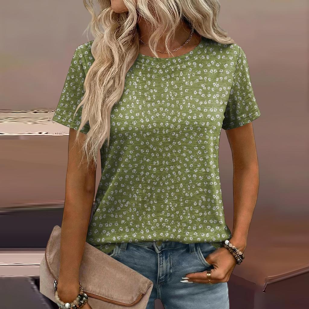 Women's Loose-Fit Fashionable Casual Printed T-Shirt