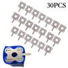 30pcs Spots Welding Nickel Plates 5Set Battery Plating Nickle Sheet Nickel Plated Steel Strap Strip Sheets For Battery Welding