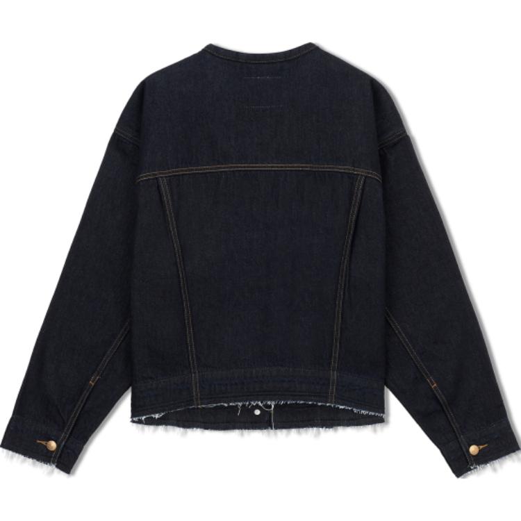 Levis 90s Loose Fit Shoulder Versatile Simple Jacket Women Jacket Dark-Blue 001C2-0001