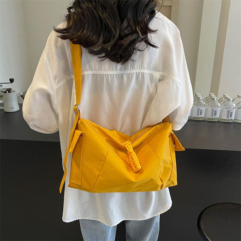 Холщовая сумка через плечо Женская большая сумка Большая вместительная дорожная сумка — фото 10