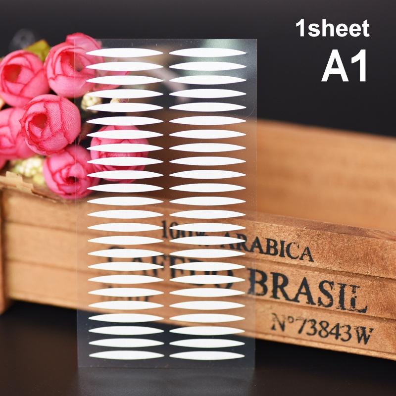 24/48Pcs Invisible Fiber Double Side Adhesive Eyelid Stickers Transparent Breathable Eye Tapes Women Beauty Eye Makeup Accessory