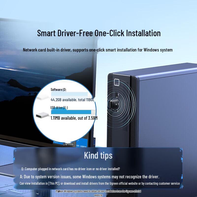 UGREEN AX300 USB Wireless WiFi Adapter (CN version)