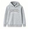 Kids Boys Girls Hoodie Sweatshirt, Retro BROOKLYN New York 1998 Letter Print Pullover Top, Casual Long Sleeve Lightweight Hooded Sweatshirts for