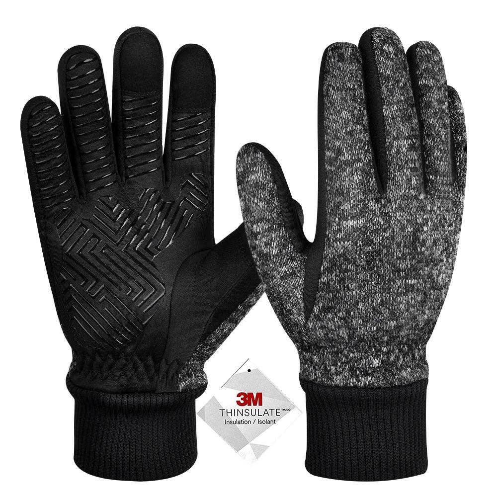 Winter Gloves -10℃ 3M Thinsulate Thermal Gloves Coldproof Warm Running Gloves Touchscreen Road Bike Cycling Gloves for Men Women